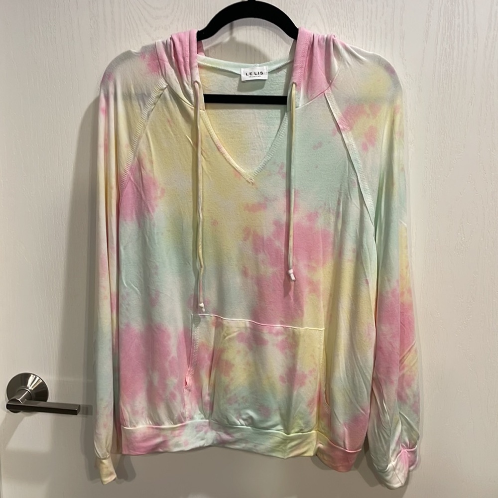 L Le Lis Tie Dye Hoodie